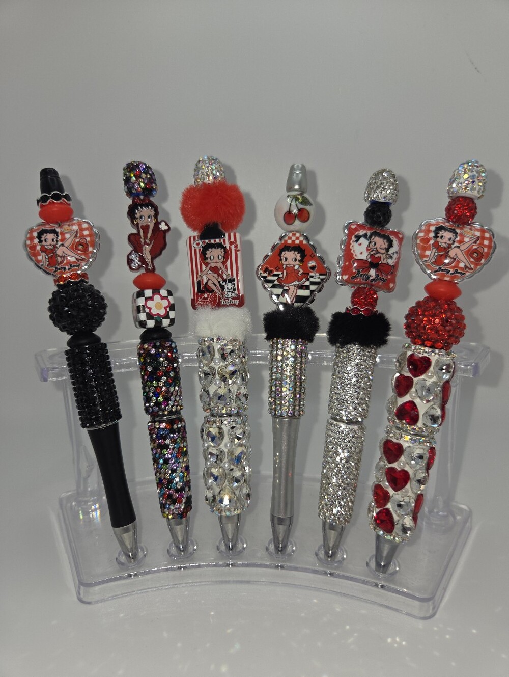 Betty Boop Beaded Pens Mix And Match